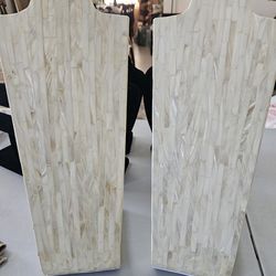 Two beautiful necklace stands