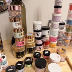 Acrylic, Glitter & Nail Stickers 