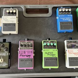 Numerous Like New Effects Pedals 