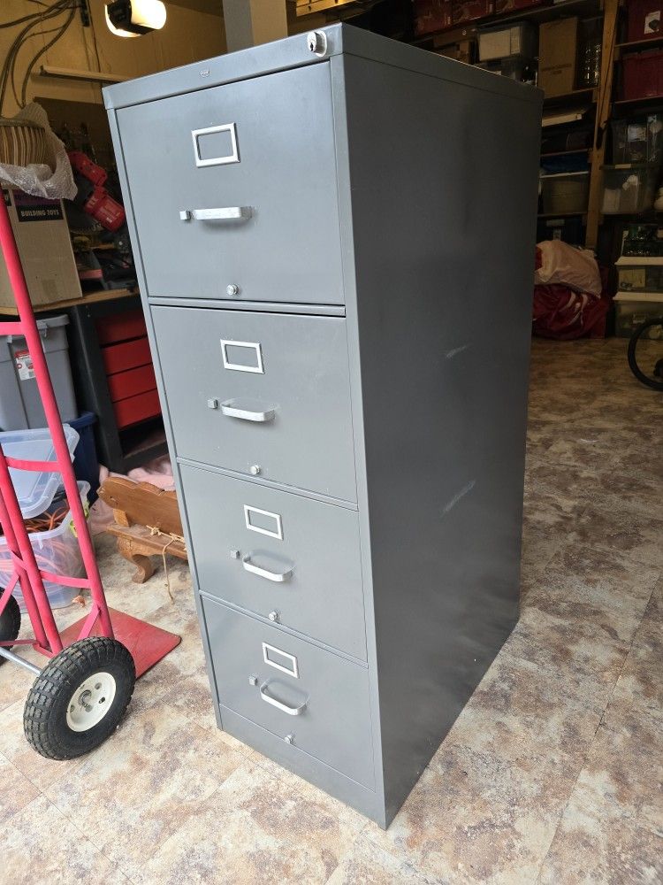 File Cabinet, Four Drawer