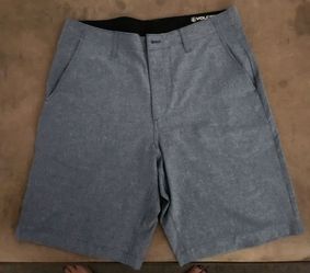 Volcom Men's Gray Hybrid Shorts Size 33