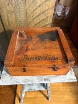 Bristol farms wooden box