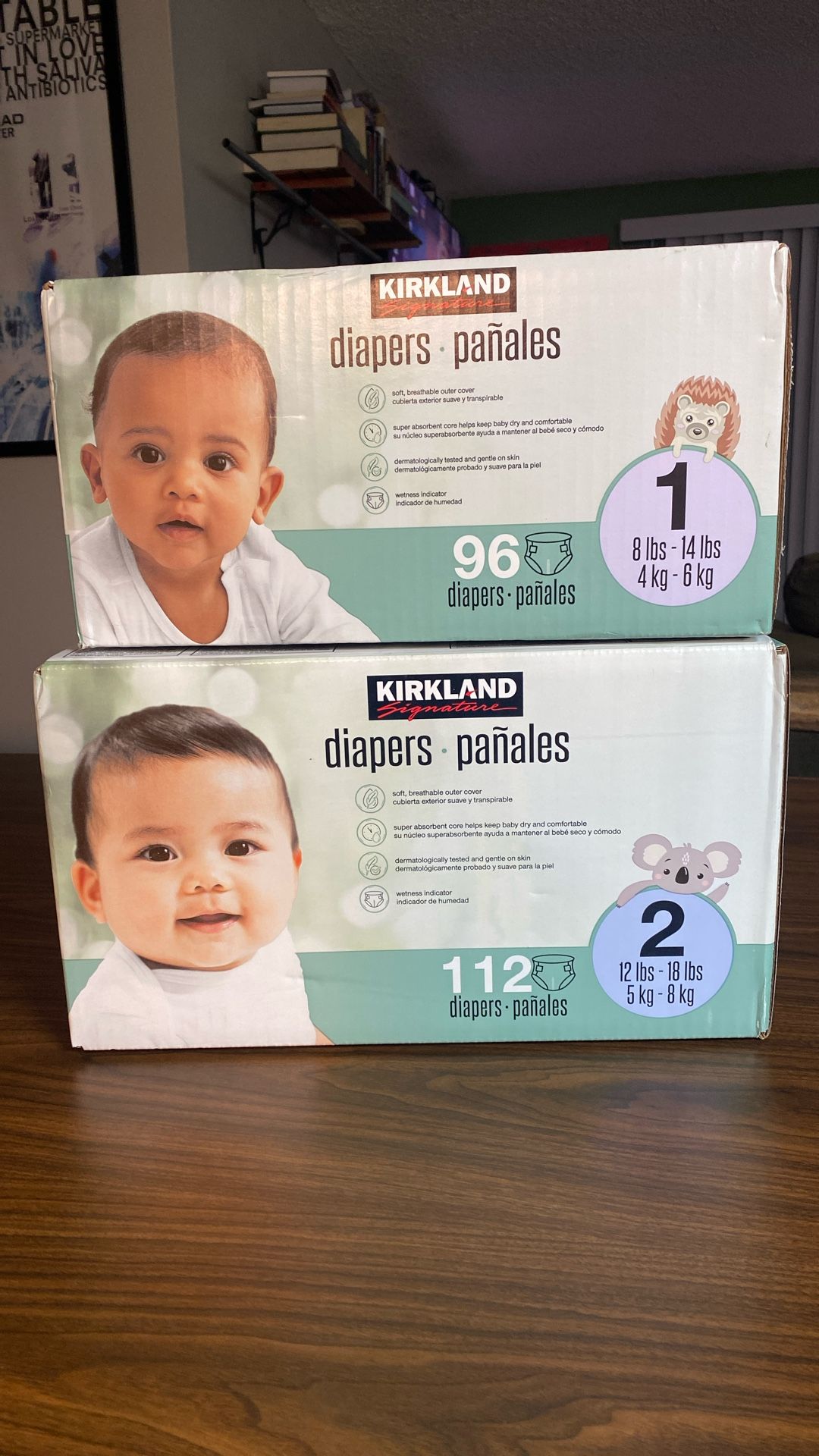 Diapers Size 1 & 2