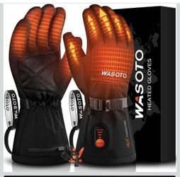 New in box. 50% off MSRP 🔥 Heated Gloves for Men Women 7.4V Battery 22.2WH Rechargeable Heated Ski