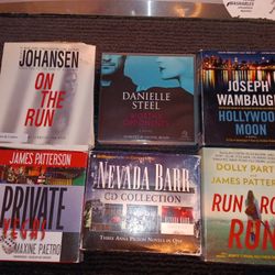 Six Audio Books On CD All For $10