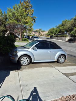 Volkswagen New Beetle Convertible Silver