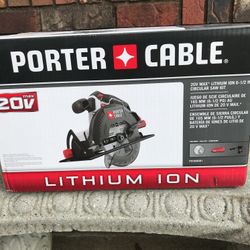 Porter Cable 20VMax Lithium Ion 6 1/2” Circular Saw Kit