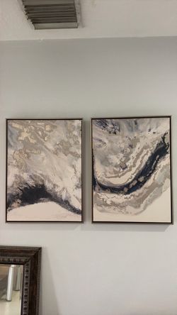 Set of 2 Abstract Wall Art