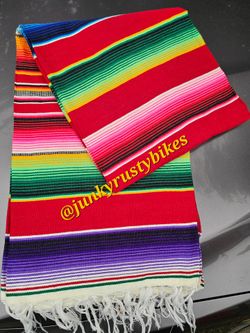 New 5x7 Serape Sarape Zarape Mexican Blanket