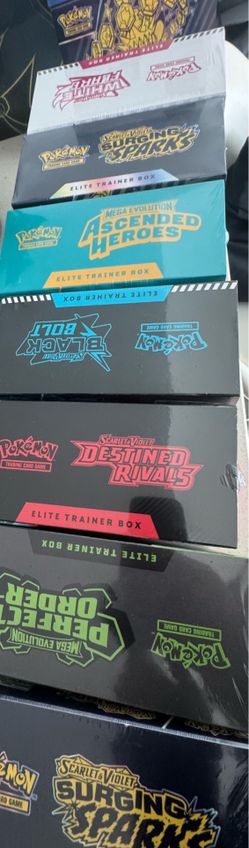 Pokemon Etb’s Ascended hero, plus many more