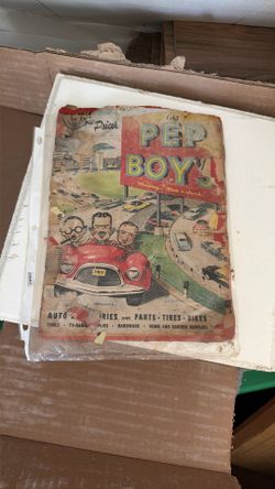 Vintage 1955 Pep Boys Catalog