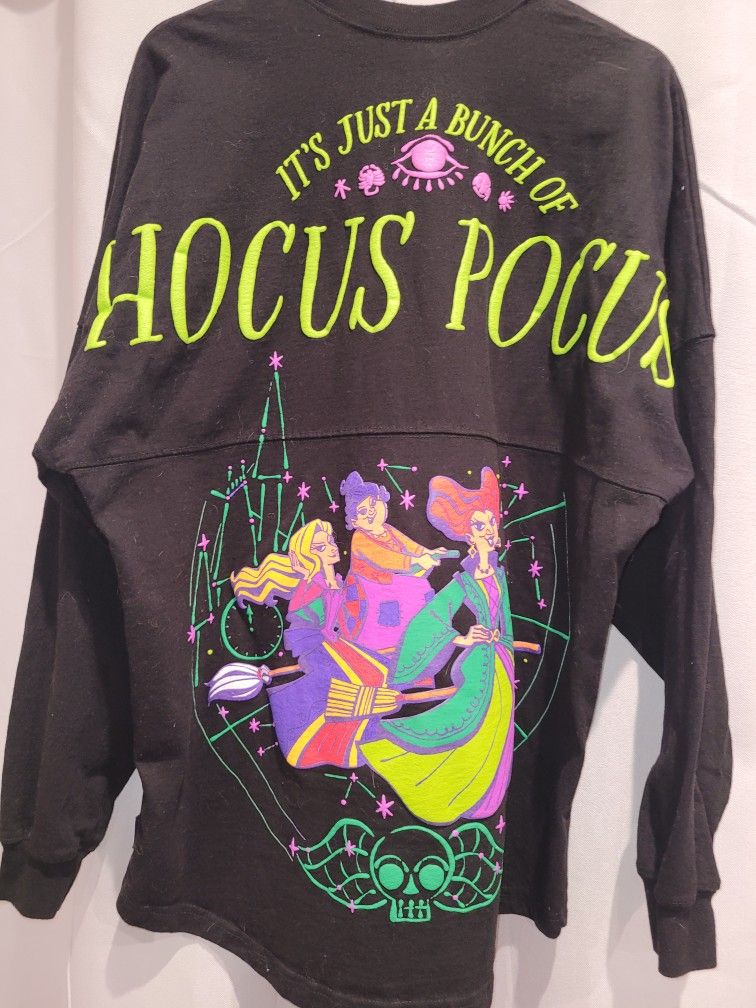 DISNEY 'Hocus Pocus' Jersey Shirt, Size L