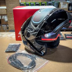 Electric Heated Snowmobile Helmet - Adult Small - Black Ls2 Snow 