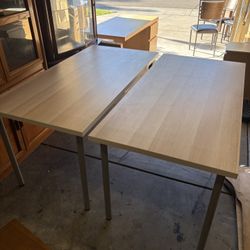 Two Tables With Removable Legs 
