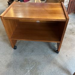 Great Little Danish Cart Or Side Table 