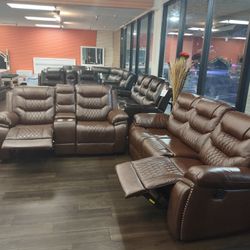 New Recliner Sofa And Loveseat