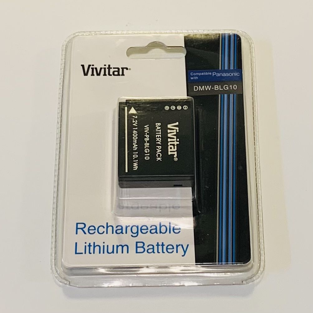 Vivitar Rechargeable Digital Camera Lithium Battery DMW-BLG10 Compatible with Panasonic NEW