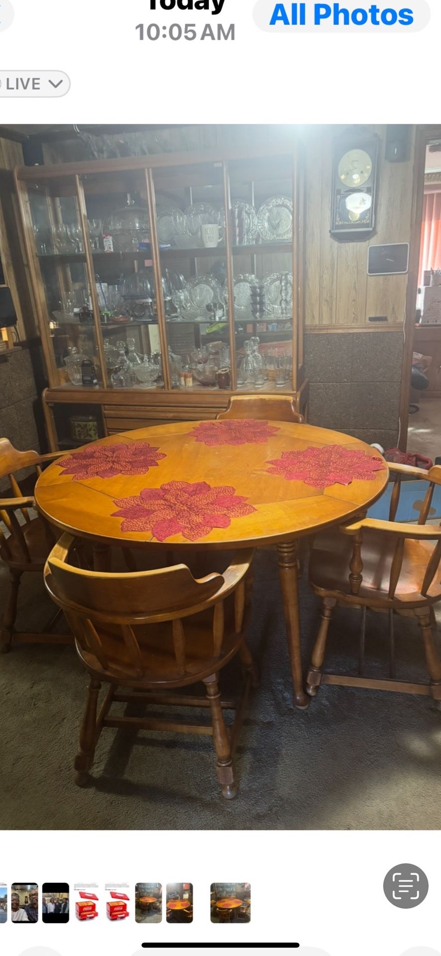 Traditional Solid Wood Table (Round)