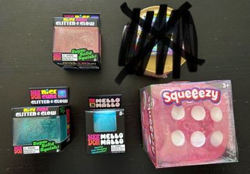 $10ea Authentic NeeDoh & Squeeezy Dice
