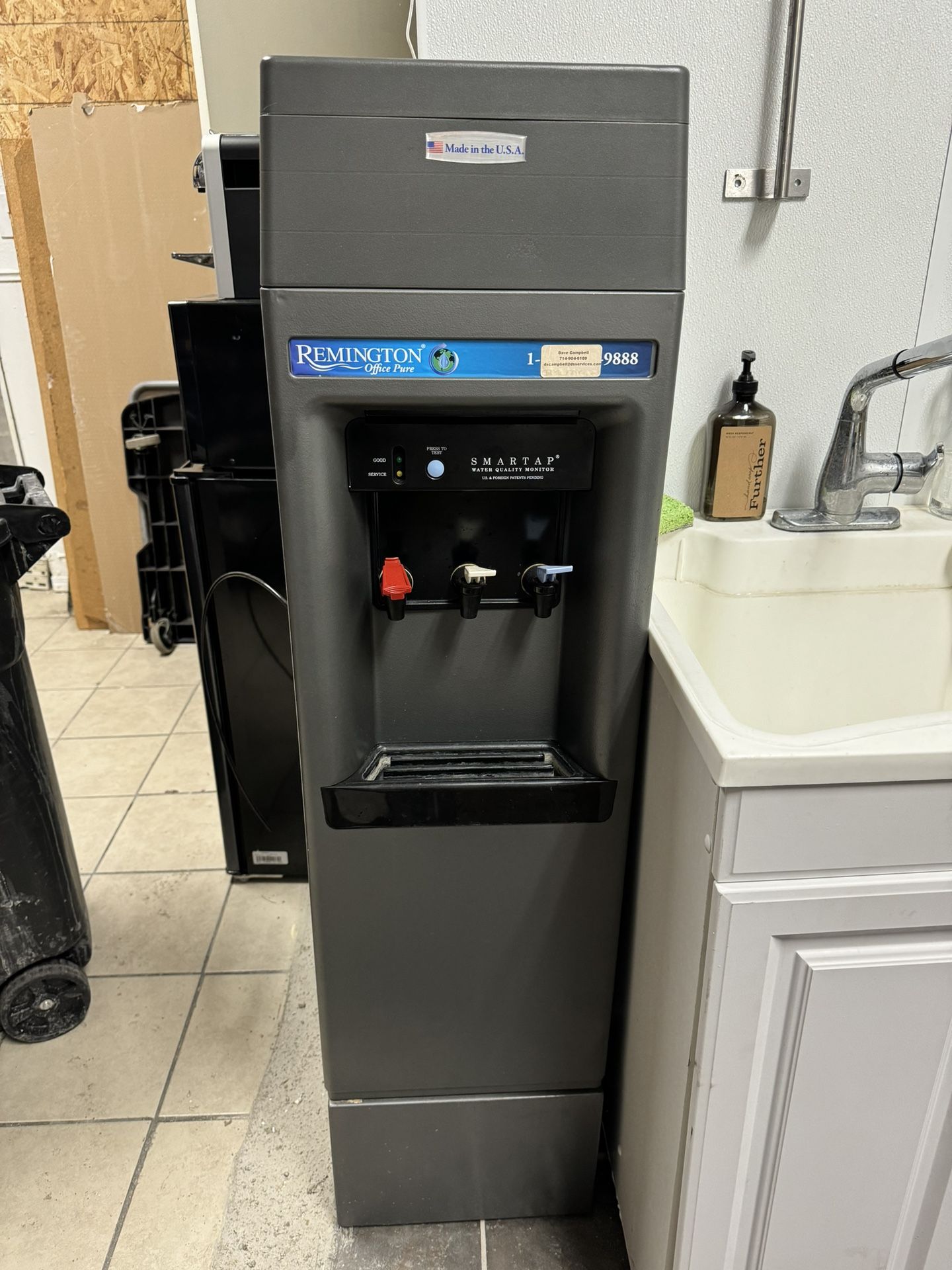 Remington Pure water filter infiltration system