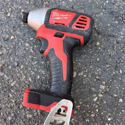 Used In Good Condition Milwaukee Impact 1/4 Hex Driver Tool only 