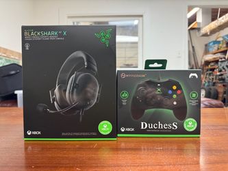 Wired Headset & Wired Controller Bundle for Xbox & PC
