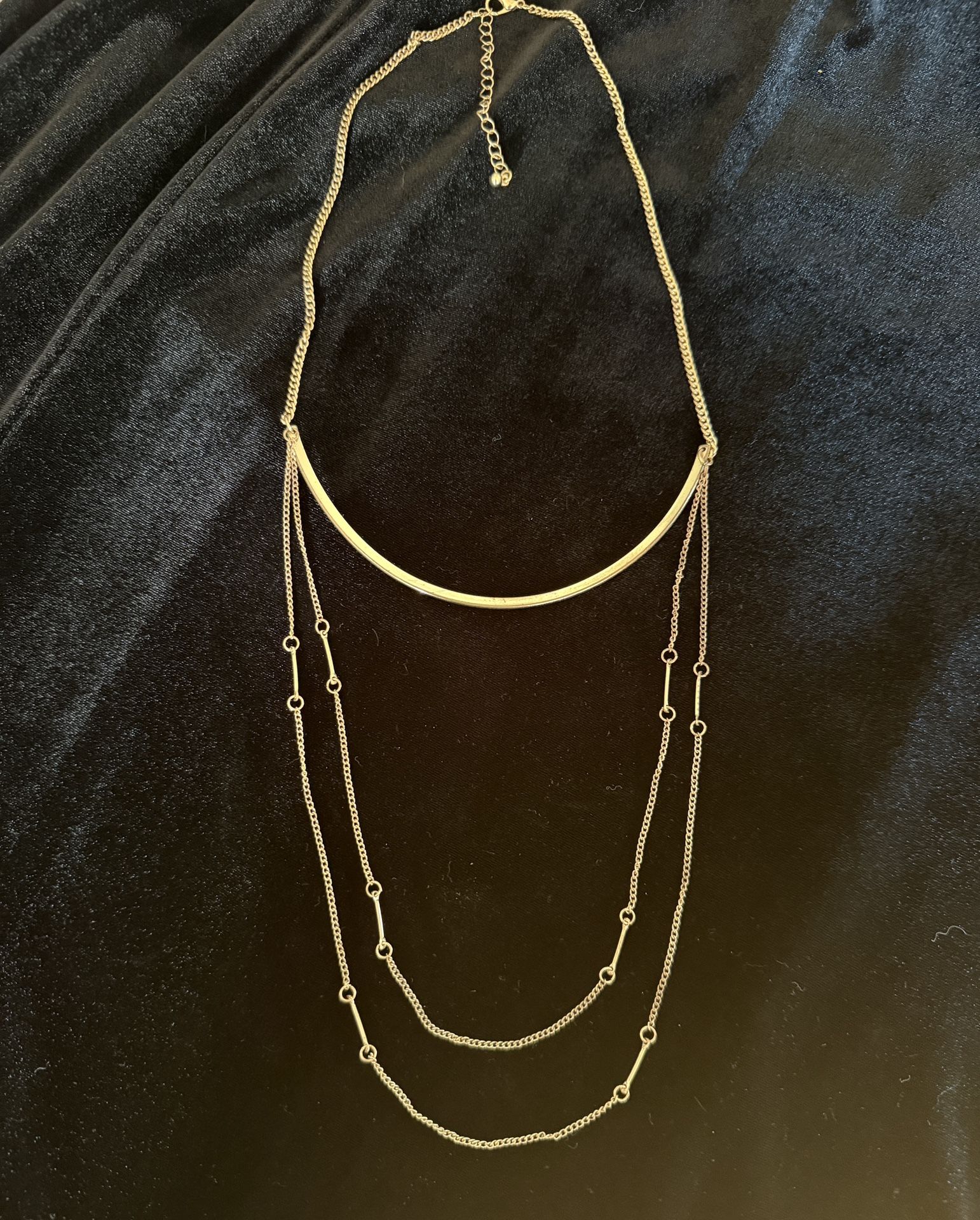 Gold-tone Layered Necklace