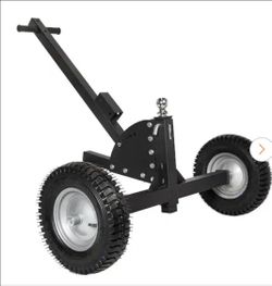 Adjustable 1500 lbs. Capacity Manual/Vehicle Pulling Trailer Dolly with 2 in. Hitch Ball