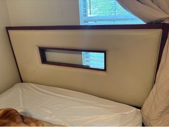Queen size headboard, night stand, dresser & bench