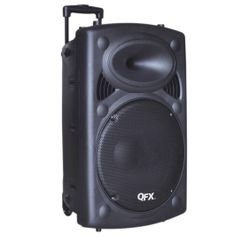 QFX PBX-61150BTL Bluetooth Speaker System, Black