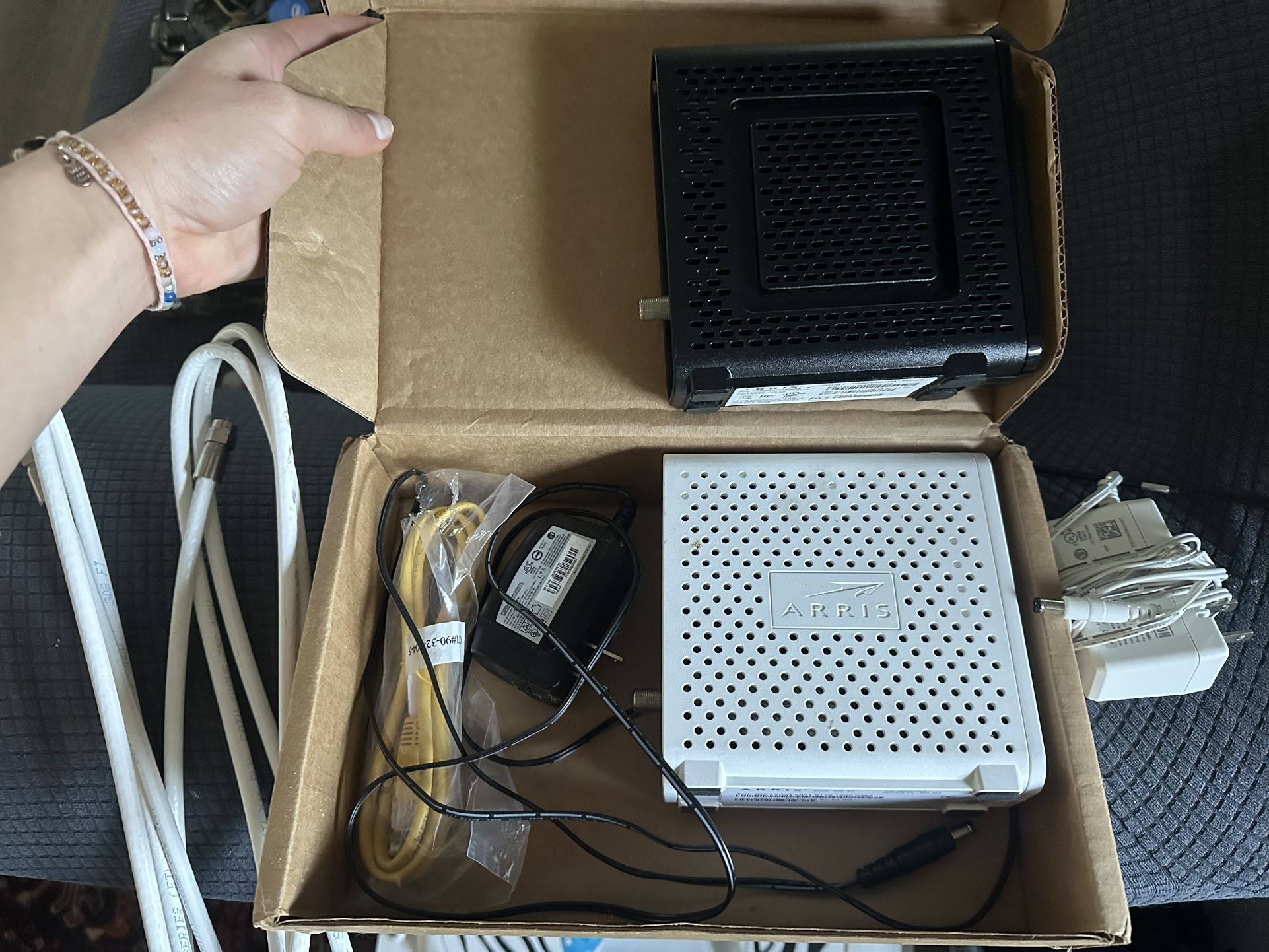 2 Modems (Arris) & 1 Router (Netgear)