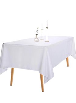 White rectangle table cloth 60x102 NEW IN PACKAGE