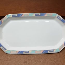 Christopher Stuart Butter Dish Southwestern Pattern 