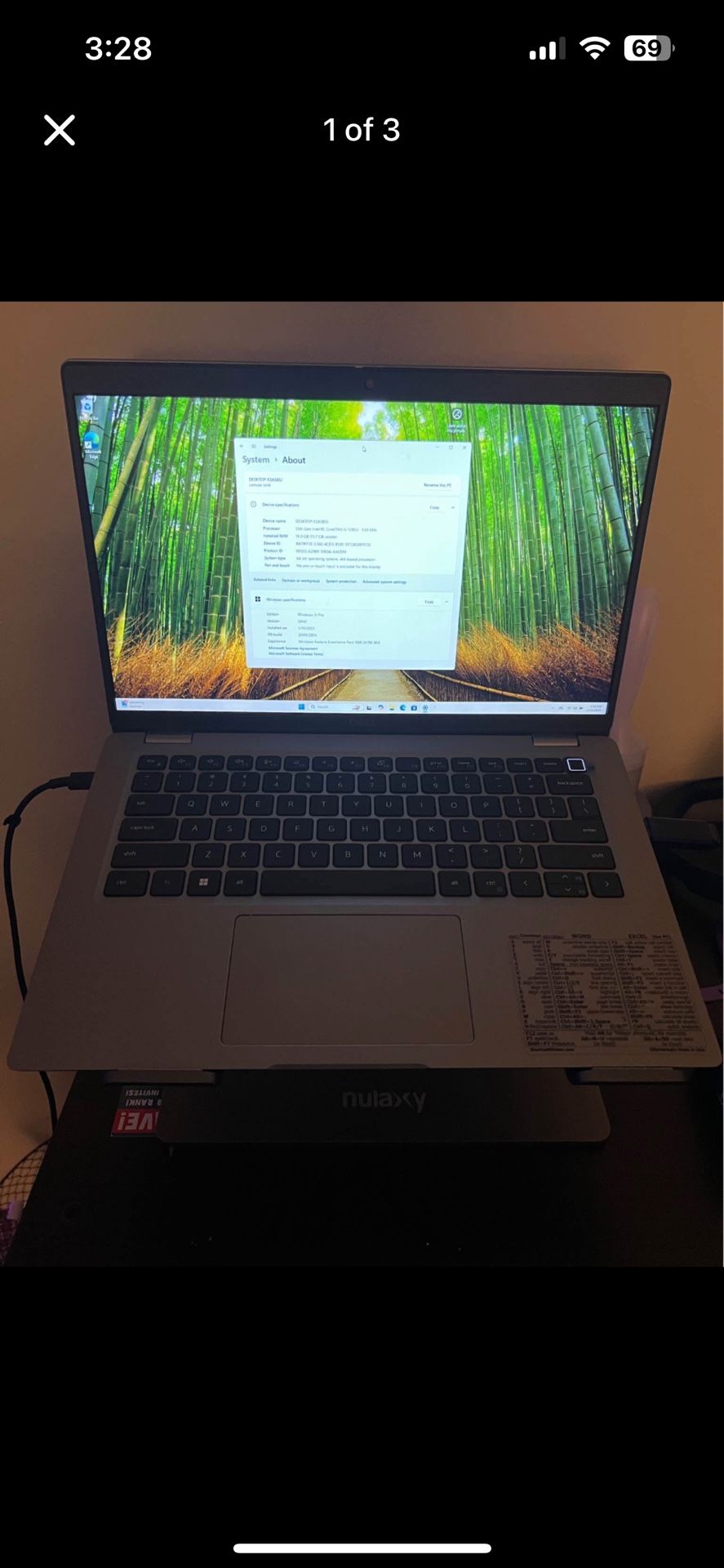 Dell Latitude 5430 Laptop 16GB RAM 1TB SSD Intel i5 1.60Ghz Windows 11 Pro Great condition AC power adapter included