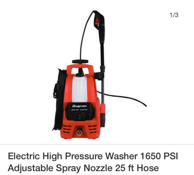 Electric high pressure washer