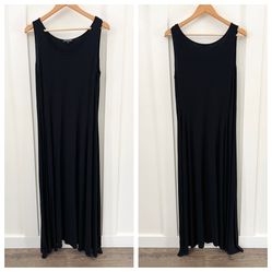 Eileen Fisher Black Sleeveless Dress Women's Size Small