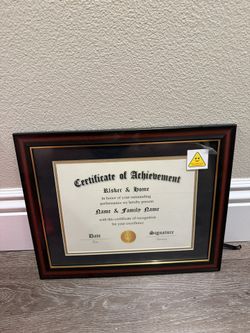 Diploma Frame