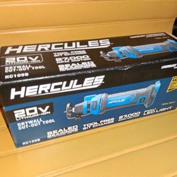 Hercules 20v Lithium Ion Dry Wall Cut Out Tool 27,000 ROM HC109B