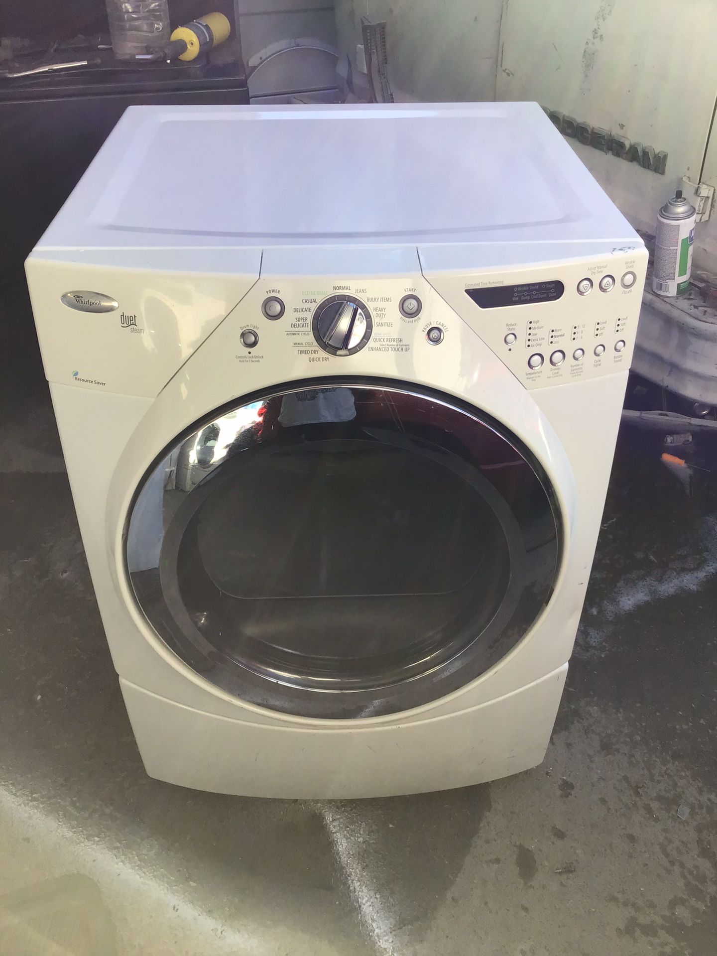 Whirlpool Duet Gas Dryer Ultra Capacity 