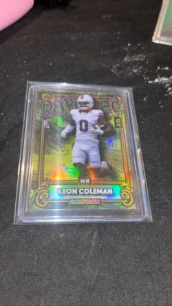 Wildcard Keon Coleman psyched 2/25 sp parallell refractor