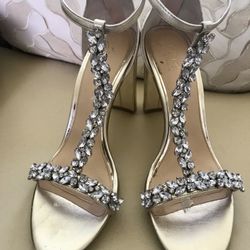 Gold Designer Size 10 BADGLEY MISCHKA Shoes