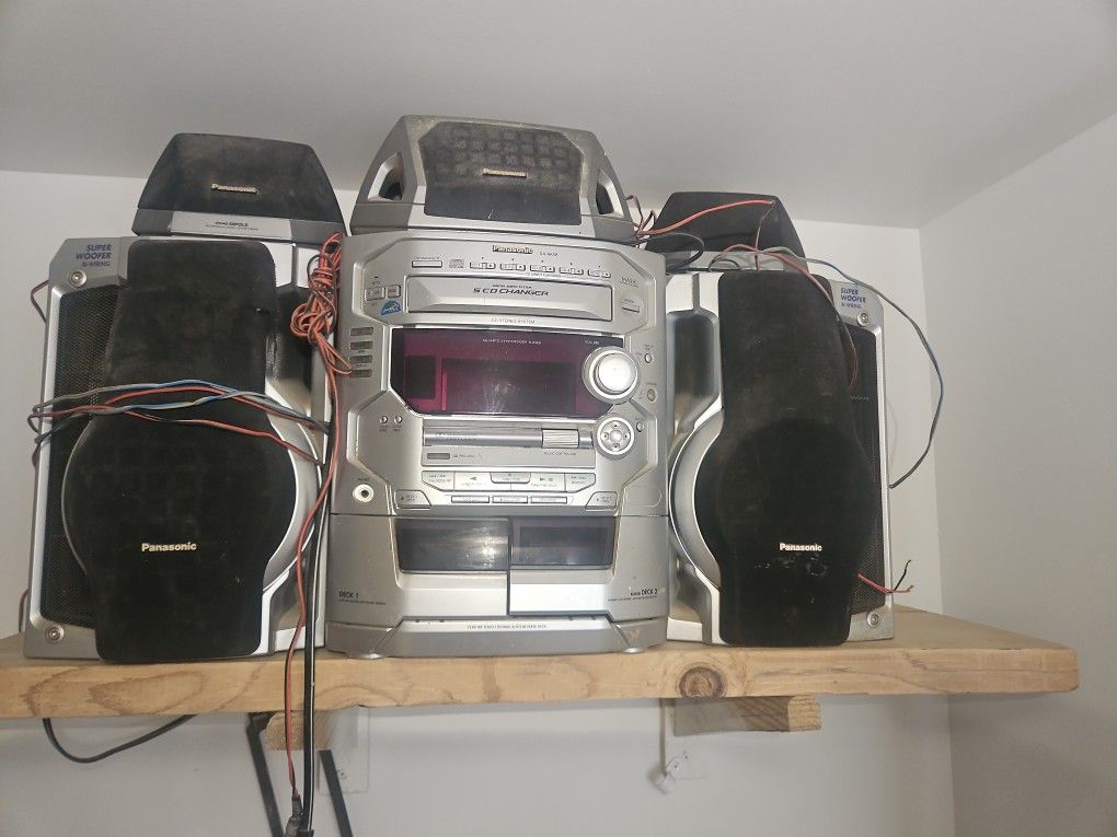 Stereo Sonido Muy Claro Trabaja Muy Bien Panasonic. Cassette Cd