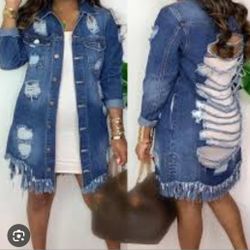 Cute Jean Jacket Size Medium 