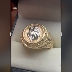 Eagle Ring 14k  9 Gramo  
