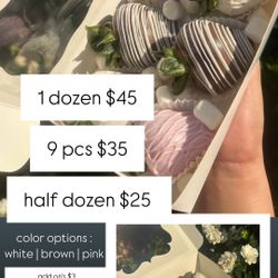 Mothers Day Strawberries & Pastries