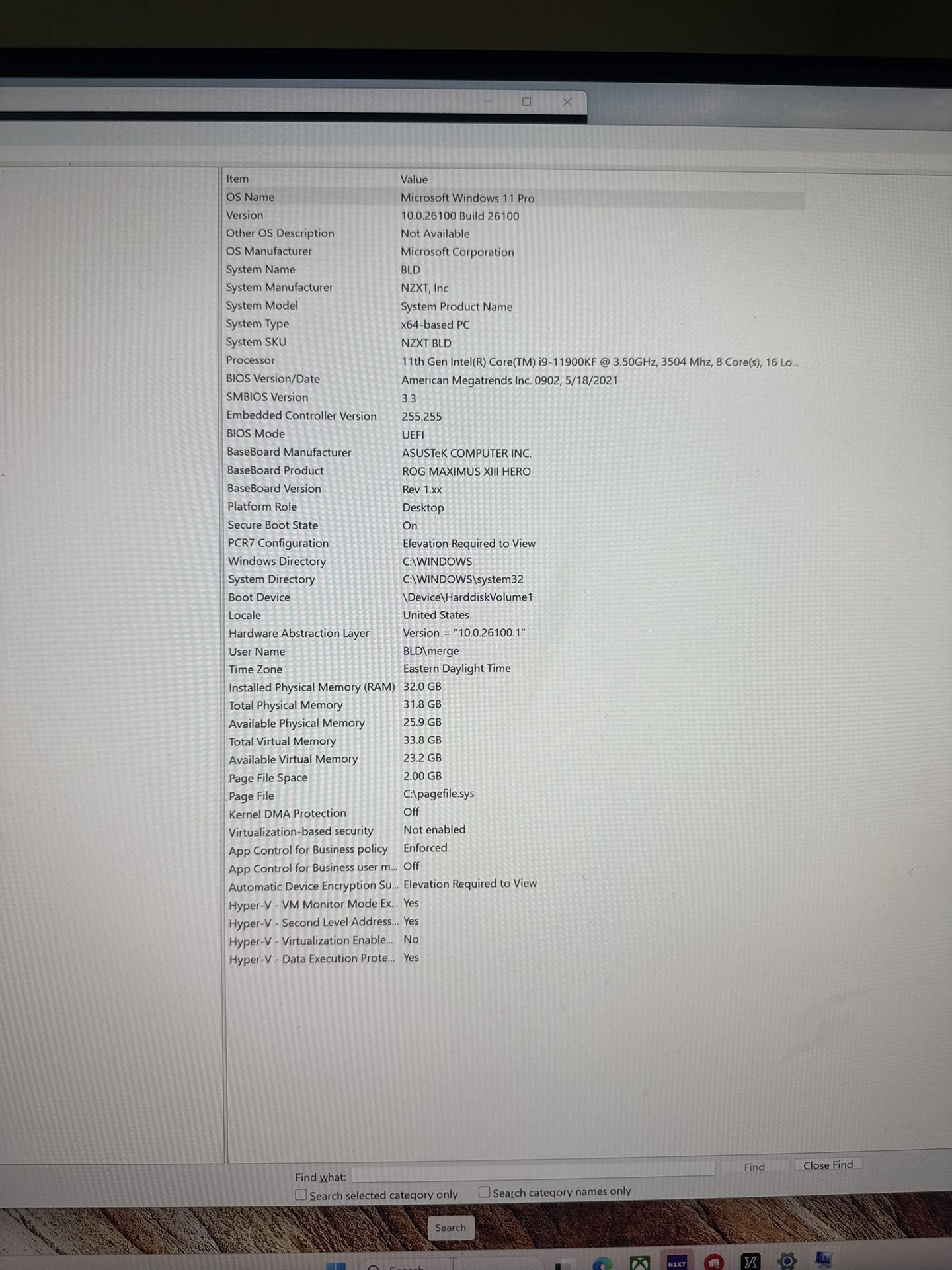 Gaming Computer, 4k Monitor, Razer Gaming Mouse