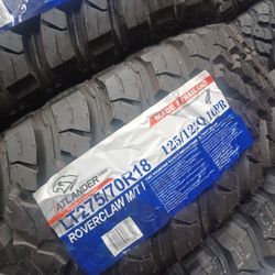 $850 MT 275/70/18 ATLANDER NEW FOUR TIRES ALSO WE HAVE USED TIRES ON ESPECIAL PRICES