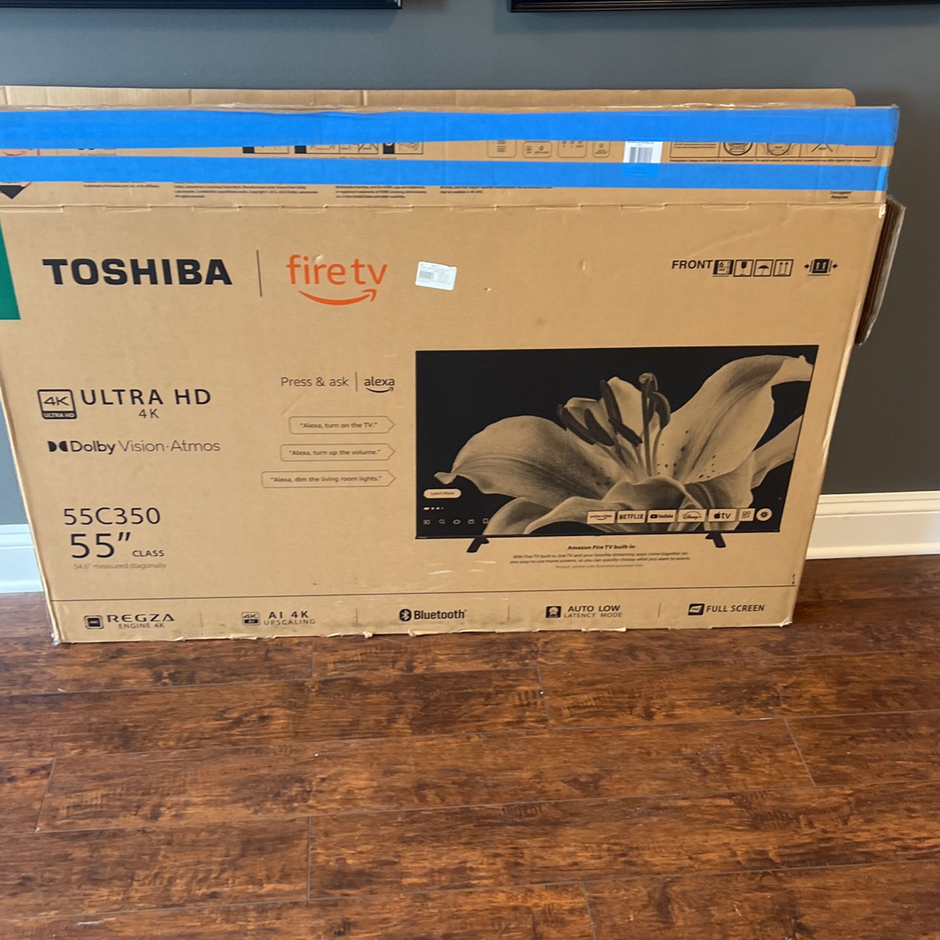 Toshiba 55 Inch Ultra Hd 4k Fire Tv With Remote