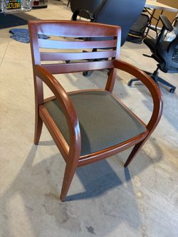 Wood Frame Chair with Cushion Seat