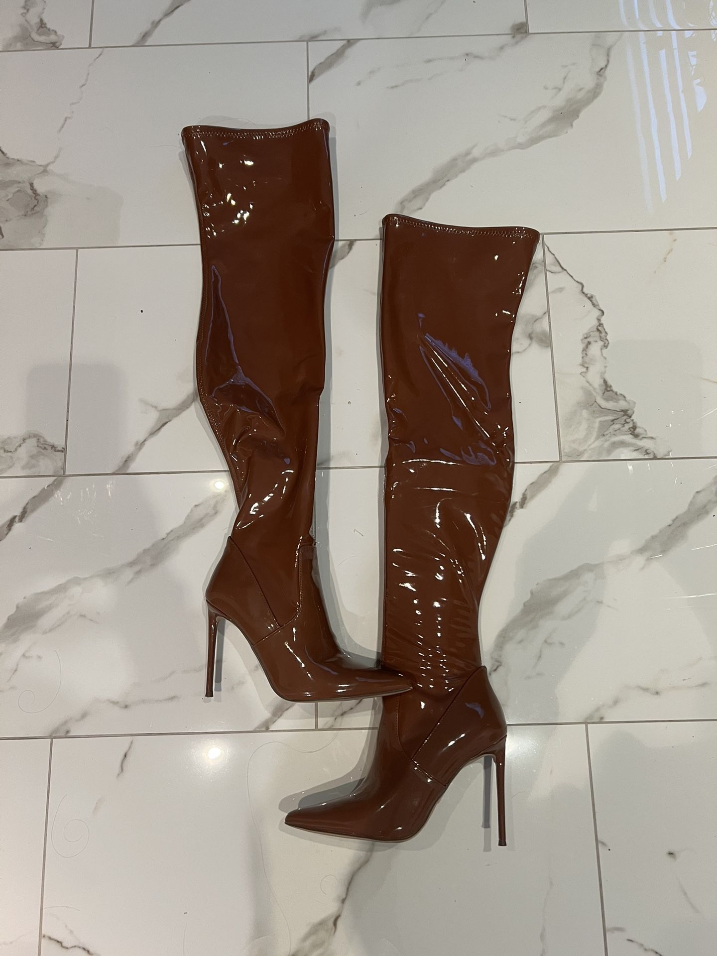 Steve Madden Over The Knew Heel Boots